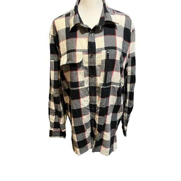 Wrangler Other - Wrangler All Terrain Gear Regular Fit Men's Size Large Flannel Button Up Shirt